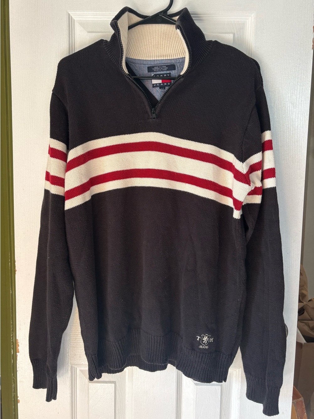 Tommy Hilfiger Cotton Knit Quarter-Zip Sweater